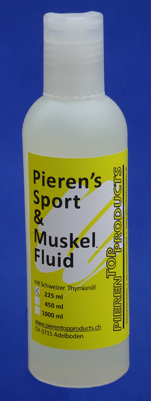 Pieren’s fluide et gel pour sport & muscles