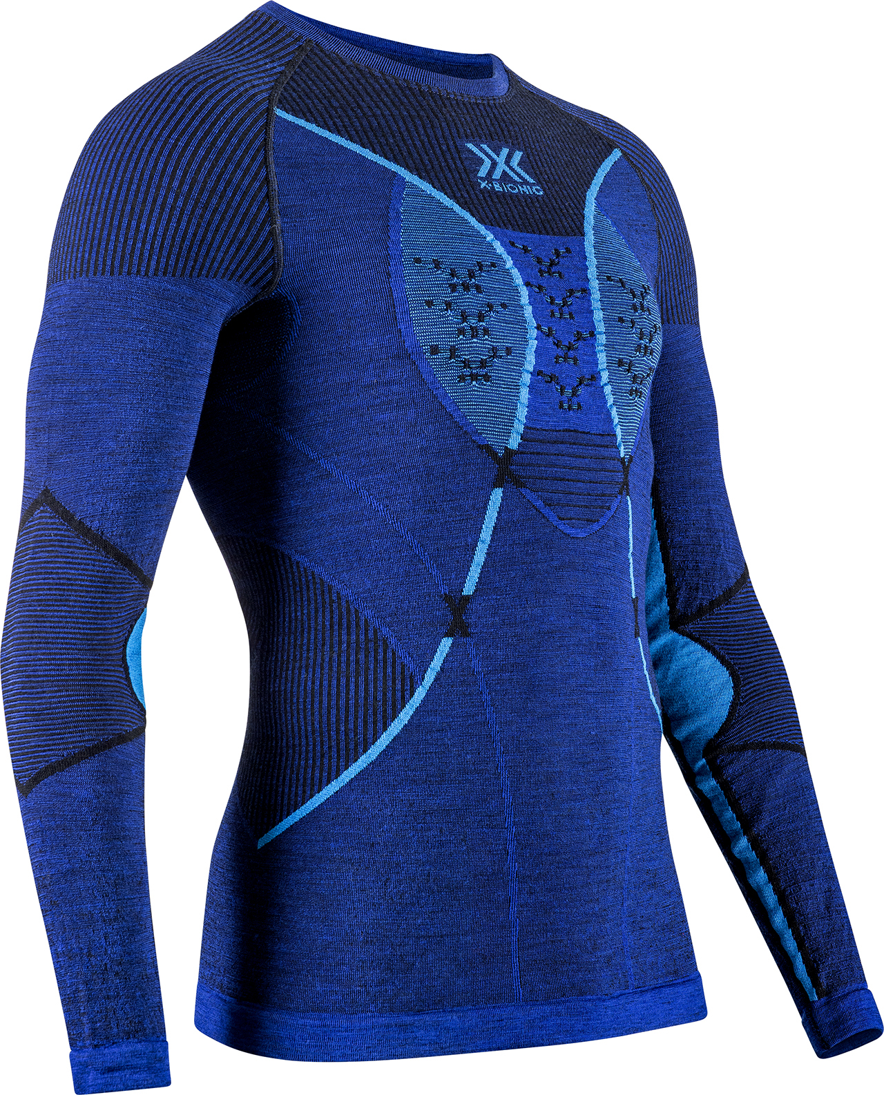 X-BIionic Merino Maillot hommes en mérinos, à manches longues