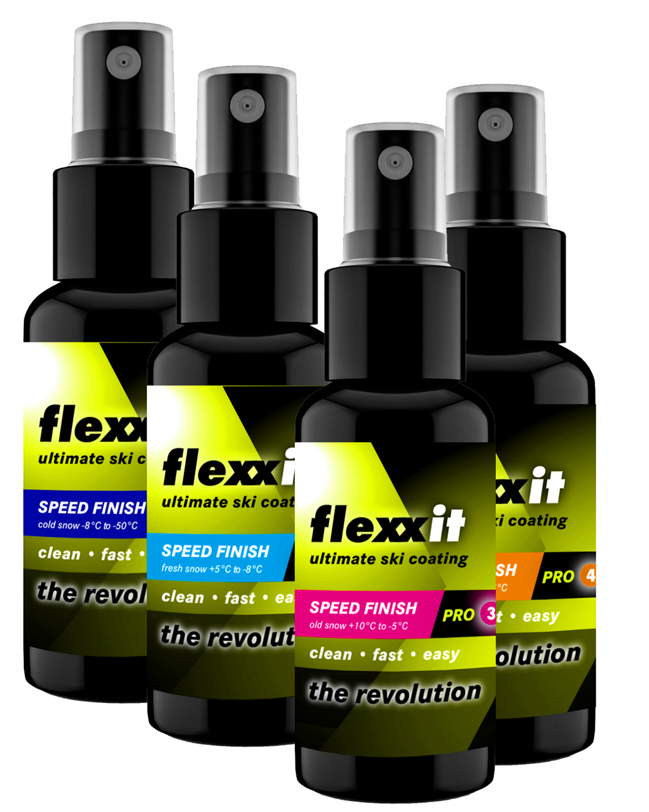 Flexxit Speed Finish PRO 1, 2,3,4 Set 